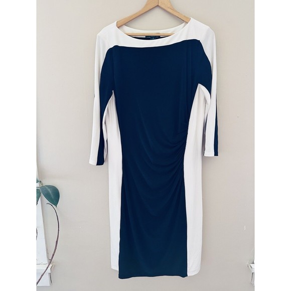 Ralph Lauren Dresses & Skirts - Lauren Ralph Lauren Womens Midi Dress Size 16 Semi Formal Office Career Cocktai